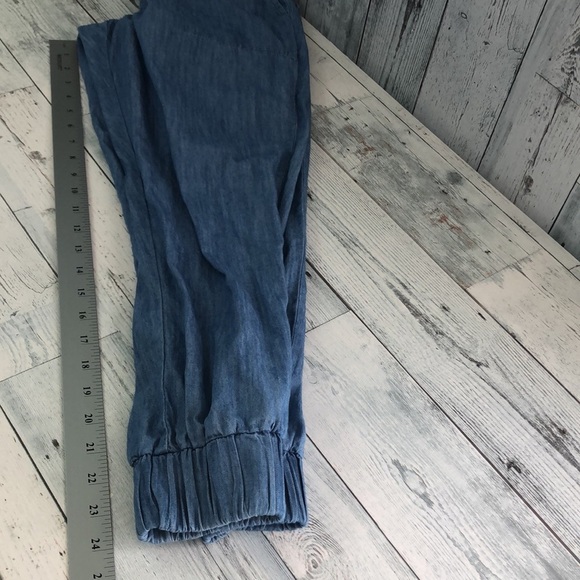 Style & Co Chambray Lightweight Drawstring Joggers Small - Picture 11 of 11